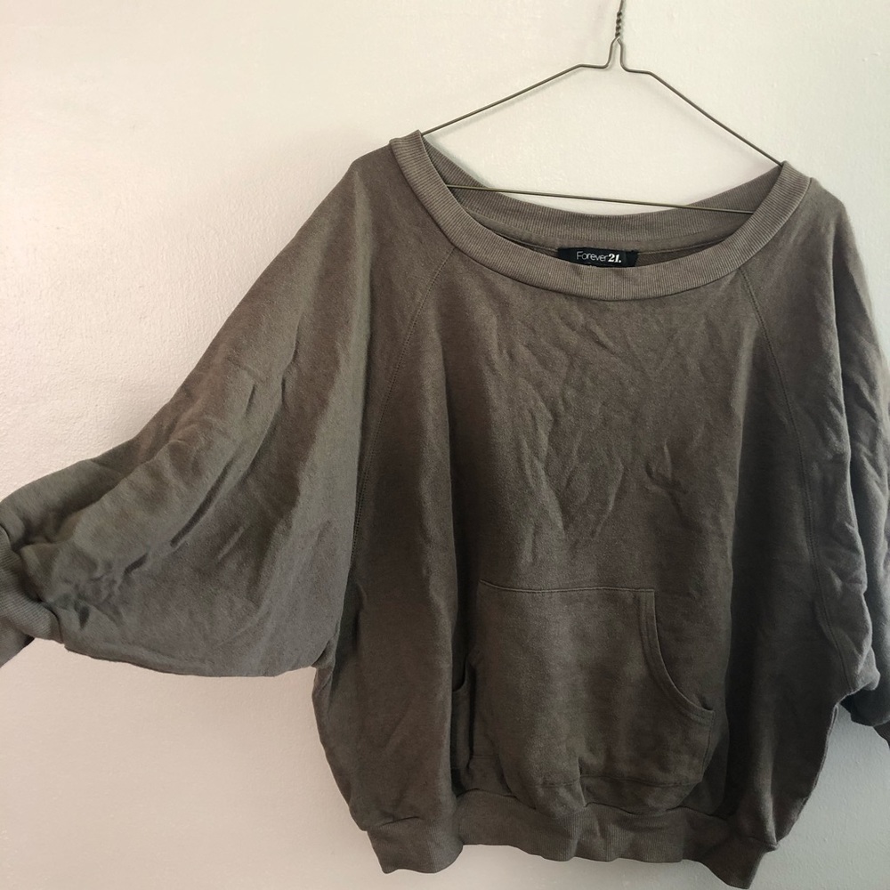 Oversized Mid-length Sleeve Top